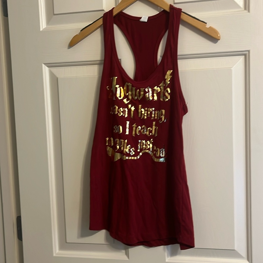 New Harry Potter Teacher Teach Muggles Hogwarts Tank Top S